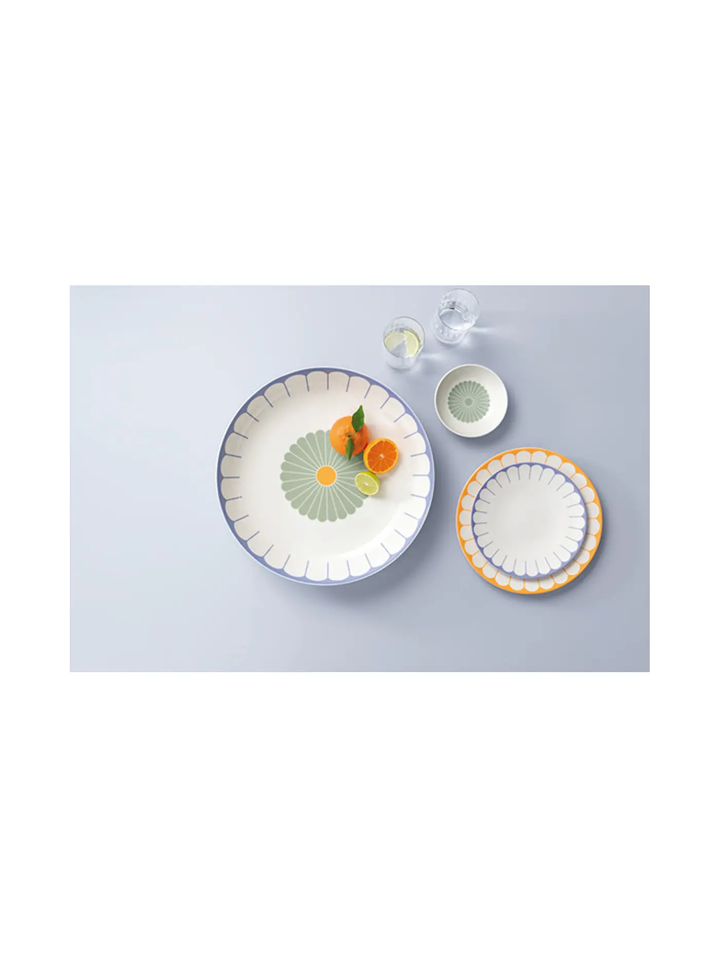 VILLEROY & BOCH | Speiseteller 26,5cm FLEUR CASSIS | orange